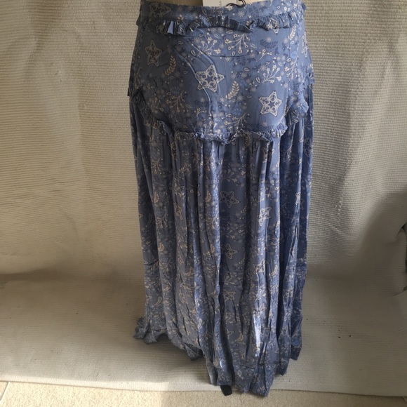 Spell LAST CALL! Skirt Sz L Peekaboo Maxi Mini - Picture 6 of 8